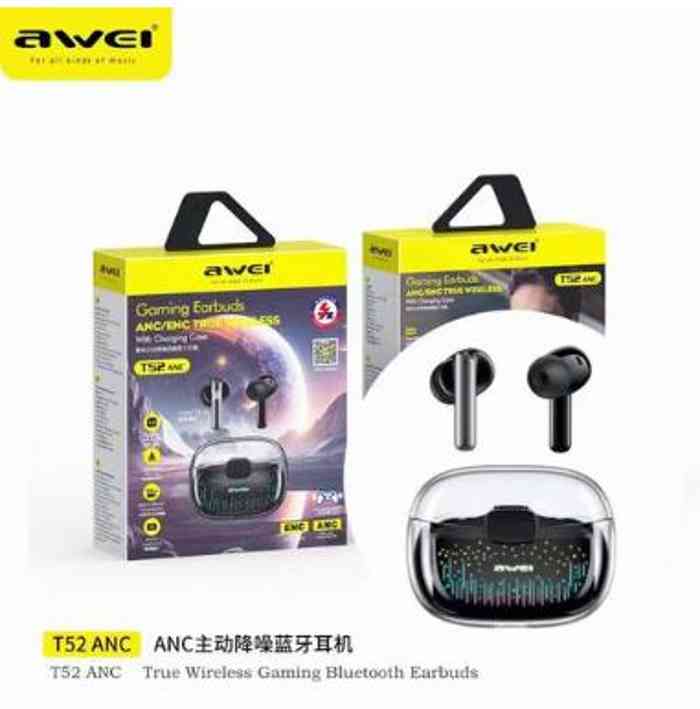 AWEI T52 ANC Wireless Bluetooth Earbuds