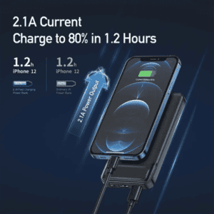 Awei P5K 10000mAh Dual USB Port Fast Charging Power Bank