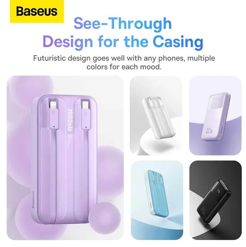 Baseus Comet Series 22.5W 20000mAh Power Bank Price in BD