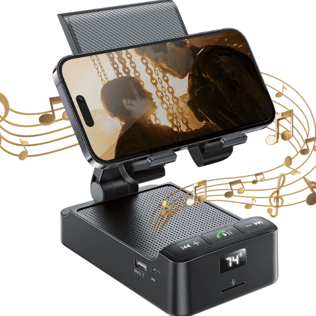 Joyroom JR-MH01 Wireless Speaker With Phone Holder Black