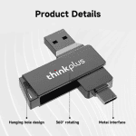 Lenovo thinkplus MU251 USB 3.1 & type-c Dual-port 256USB flash drive