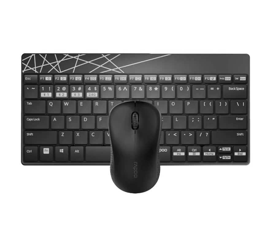 Rapoo 8000M Multi-mode Keyboard & Mouse Combo