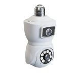 V380 E9 Dual Lens Bulb PTZ IP Camera