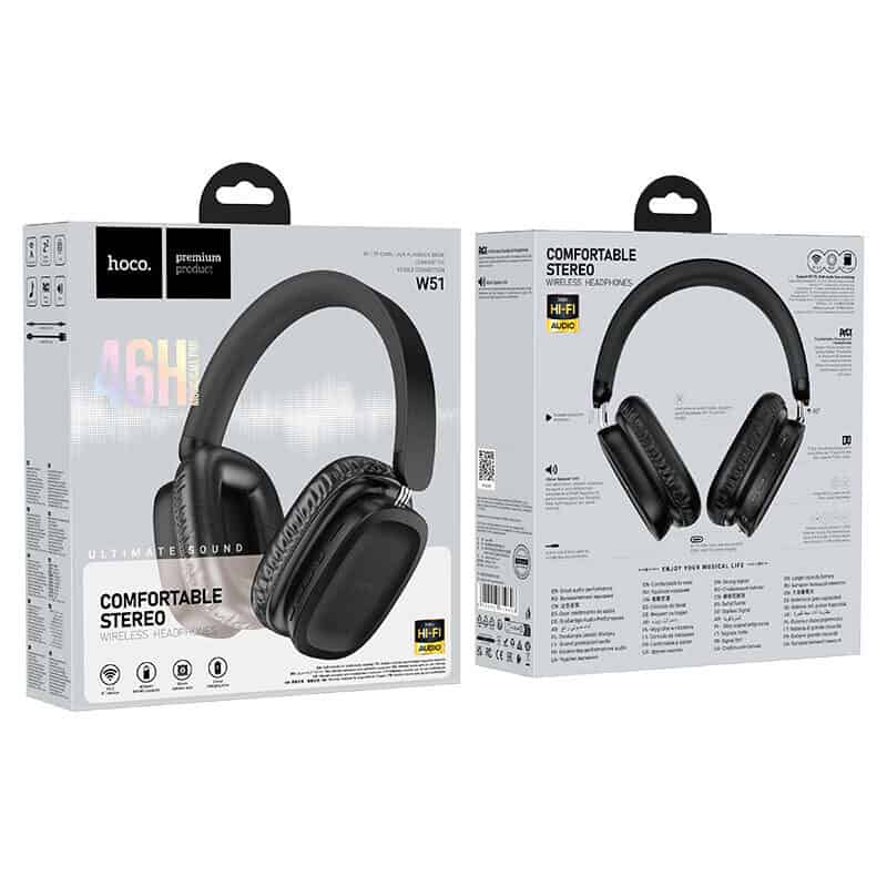 HOCO W51 Delightful Wireless Bluetooth Headphone With Mic